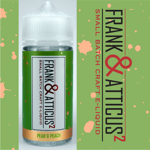 Buy Frank and Atticus Pear and Peach Vape Juice - Wick and Wire Co Melbourne Vape Shop, Victoria Australia