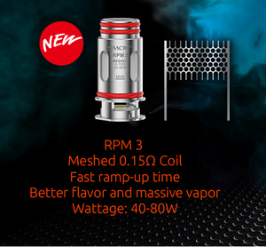 Buy Smok RPM3 Replacement Mesh Coils - Wick and Wire Co Melbourne Vape Shop, Victoria Australia