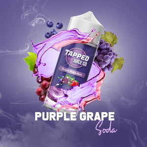 Buy Purple Grape Soda by Tapped Juice Co - Wick and Wire Co Melbourne Vape Shop, Victoria Australia