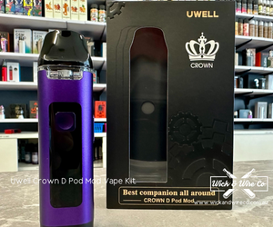 Buy Uwell Crown D Pod Mod Vape Kit - Wick and Wire Co Melbourne Vape Shop, Victoria Australia