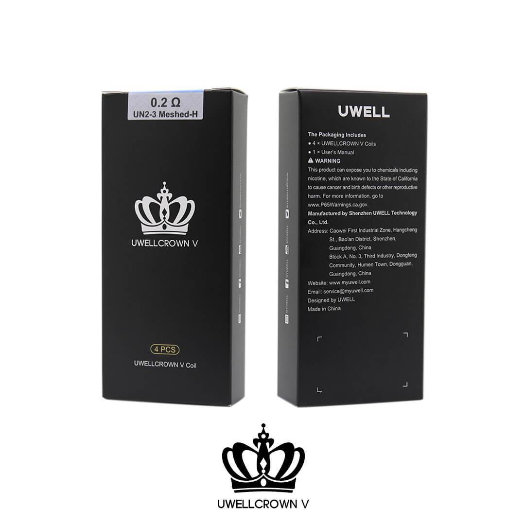 Buy Uwell Crown 5 Replacement Coils - Packet of Four - Wick And Wire Co Melbourne Vape Shop, Victoria Australia