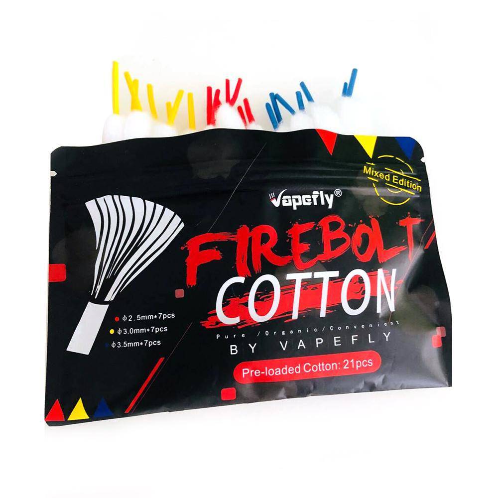 Buy Vapefly Firebolt Cotton Laces - Mixed Edition - Wick And Wire Co Melbourne Vape Shop, Victoria Australia