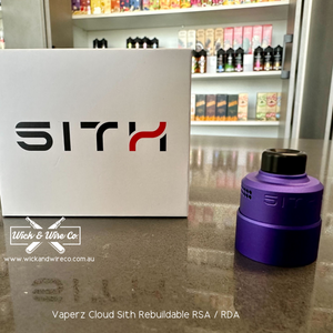 Buy Vaperz Cloud Sith RSA/RDA - Wick and Wire Co Melbourne Vape Shop, Victoria Australia