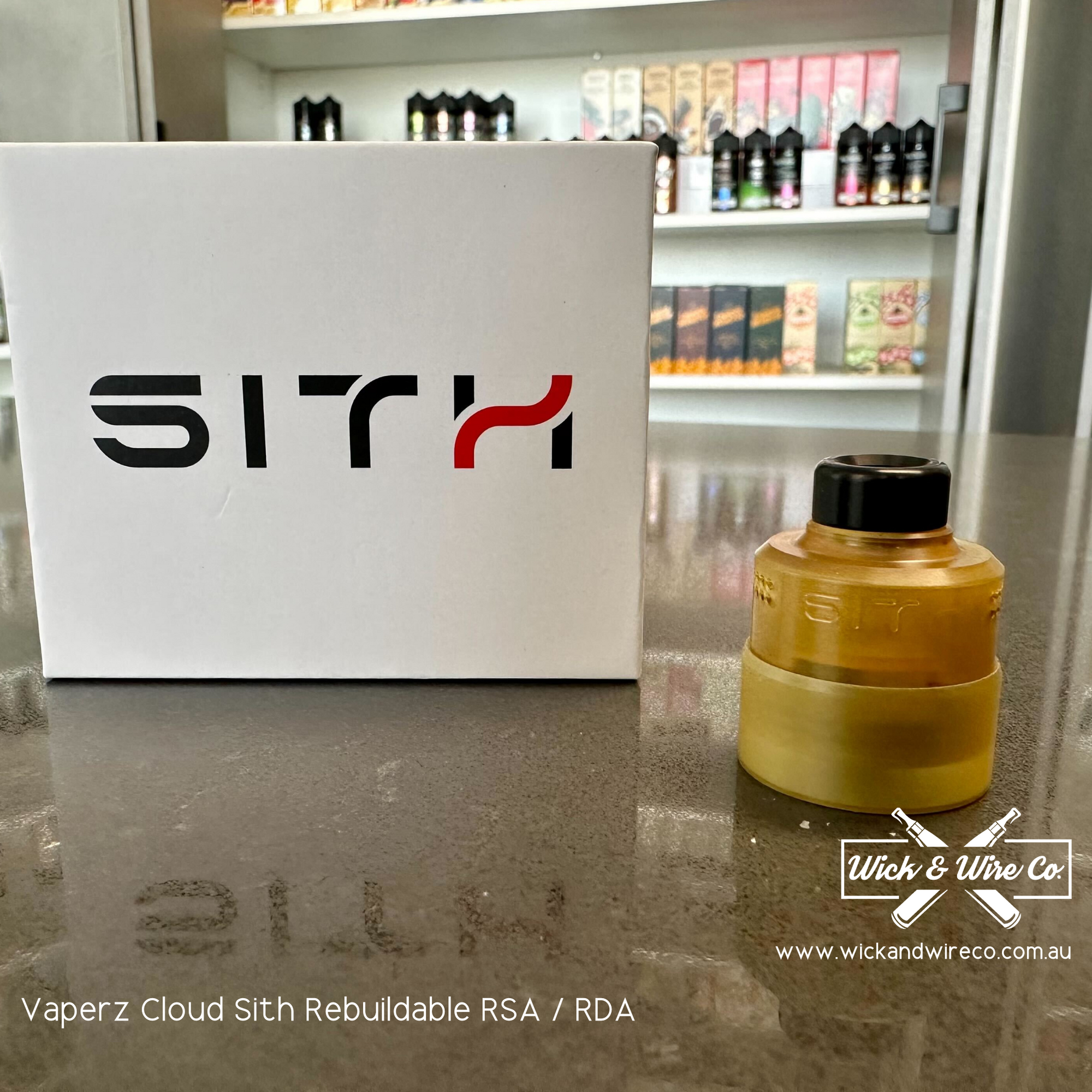 Buy Vaperz Cloud Sith RSA/RDA - Wick and Wire Co Melbourne Vape Shop, Victoria Australia