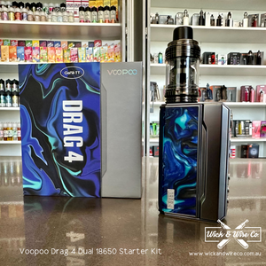 Buy Drag 4 Starter Kit by Voopoo - Wick and Wire Co Melbourne Vape Shop, Victoria Australia