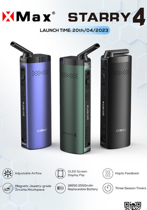 Buy Xmax Starry 4.0 Dry Herb Vaporiser - Wick And Wire Co Melbourne Vape Shop, Victoria Australia