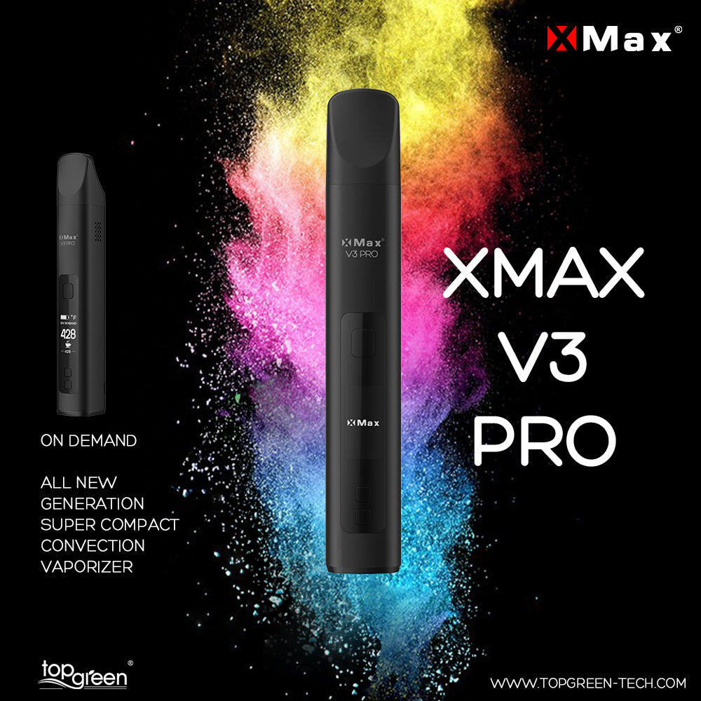 XMax V3 PRO On-Demand Vaporizer - Black - Dry Herb Vaporizers Australia