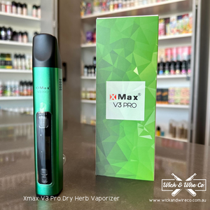 Buy Xmax V3 Pro Dry Herb Vaporizer - Wick and Wire Co Melbourne Vape Shop, Victoria Australia