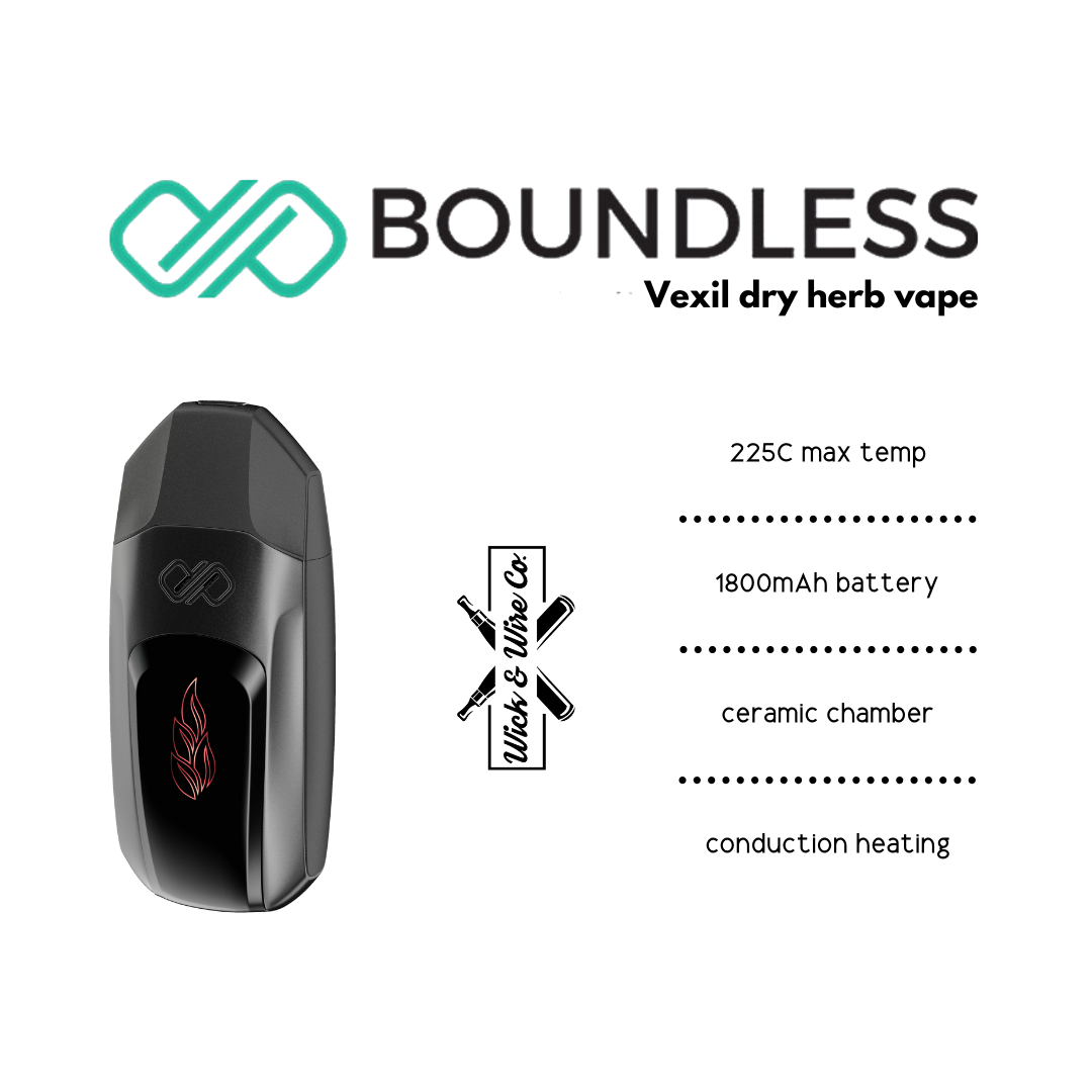 Buy Vexil Herbal Vaporizer by Boundless Technology - Wick And Wire Co Melbourne Vape Shop, Victoria Australia