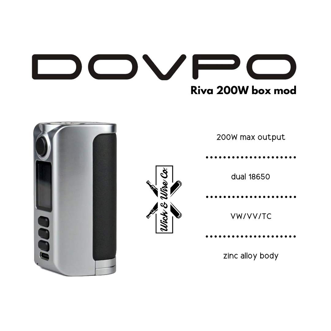 Buy Dovpo Riva 200 Box Mod - Wick And Wire Co Melbourne Vape Shop, Victoria Australia
