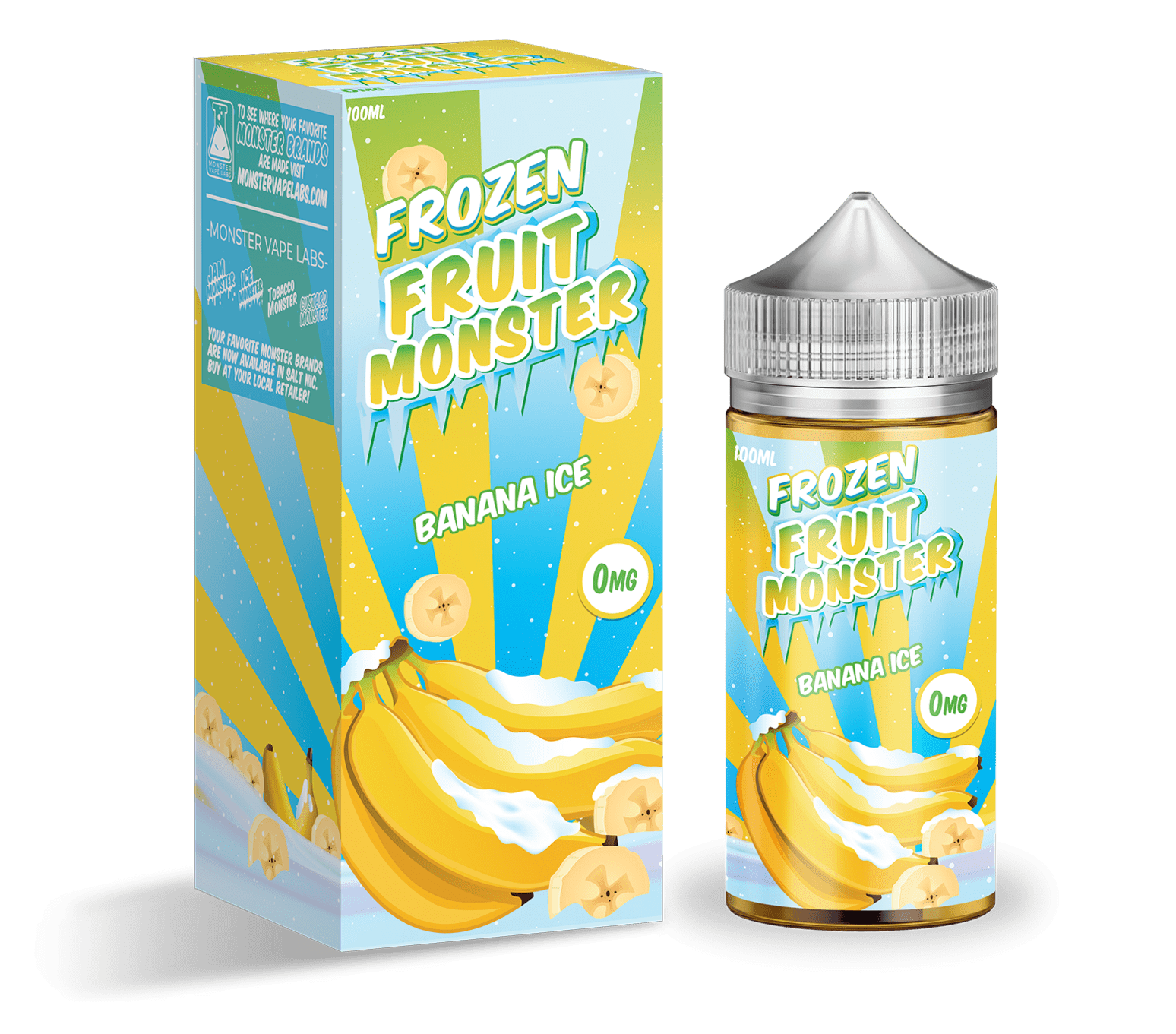 Buy Banana Ice by Frozen Fruit Monster Ejuice - Wick And Wire Co Melbourne Vape Shop, Victoria Australia