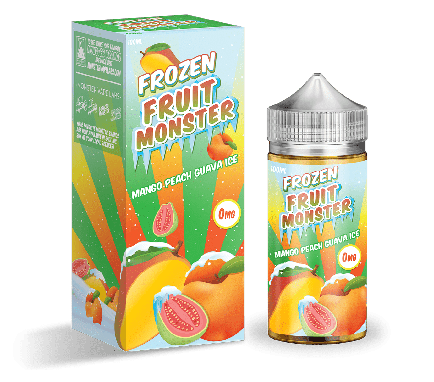 Buy Mango Peach Guava Ice by Frozen Fruit Monster Ejuice - Wick And Wire Co Melbourne Vape Shop, Victoria Australia