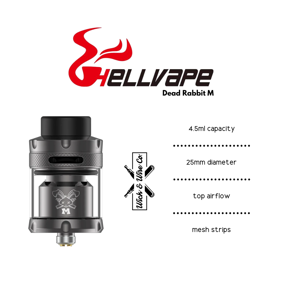 Buy Dead Rabbit M RTA By Hellvape - Wick And Wire Co Melbourne Vape Shop, Victoria Australia