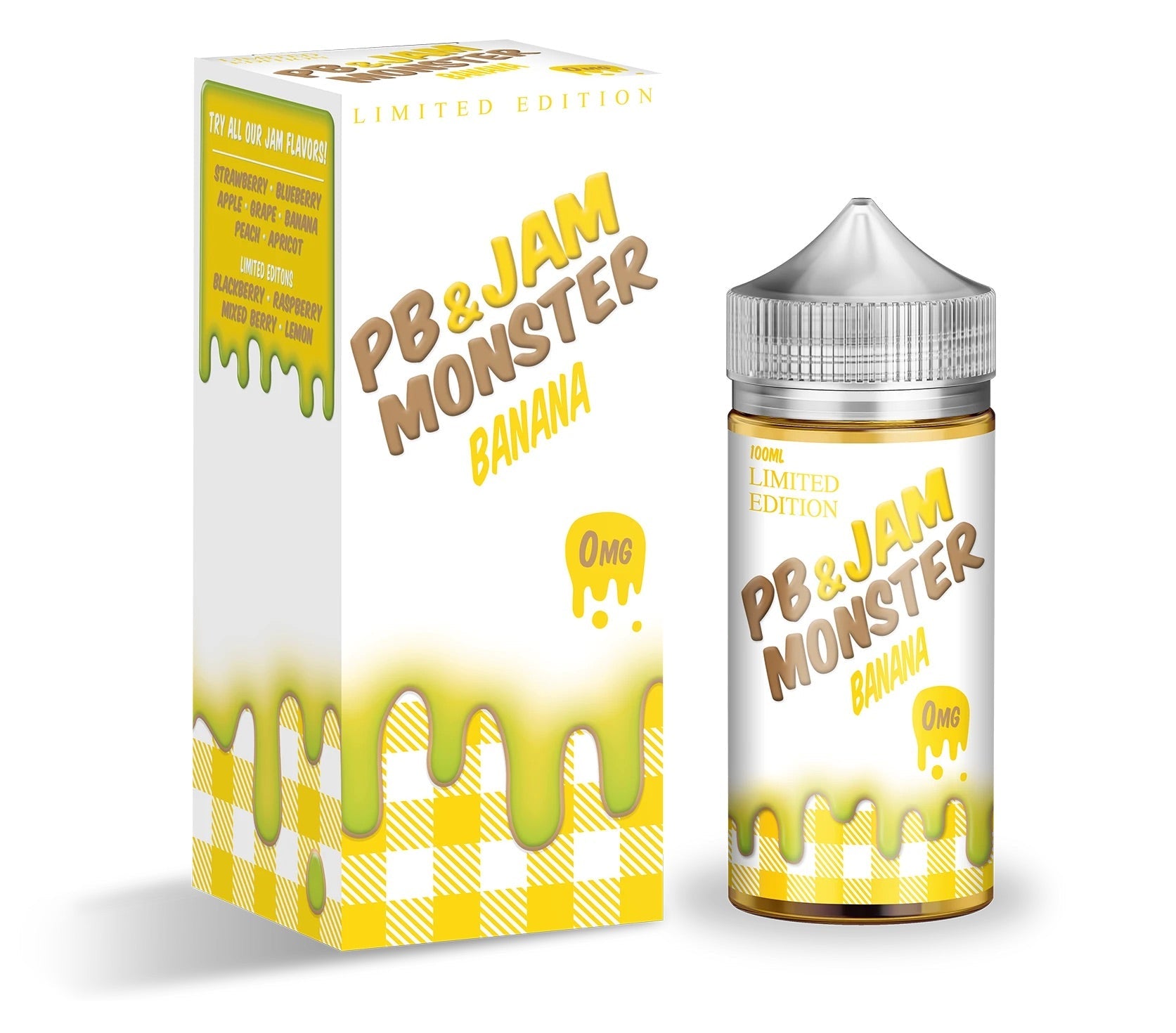 Buy PB & Banana Jam by Jam Monster Ejuice - Limited Edition - Wick And Wire Co Melbourne Vape Shop, Victoria Australia