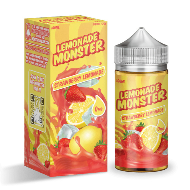 Buy Strawberry Lemonade by Lemonade Monster - Wick And Wire Co Melbourne Vape Shop, Victoria Australia