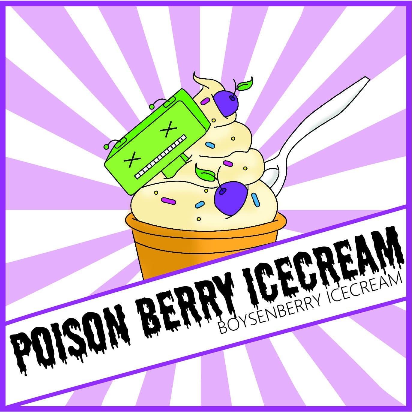Buy Poison Berry Ice Cream - Wick And Wire Co Melbourne Vape Shop, Victoria Australia