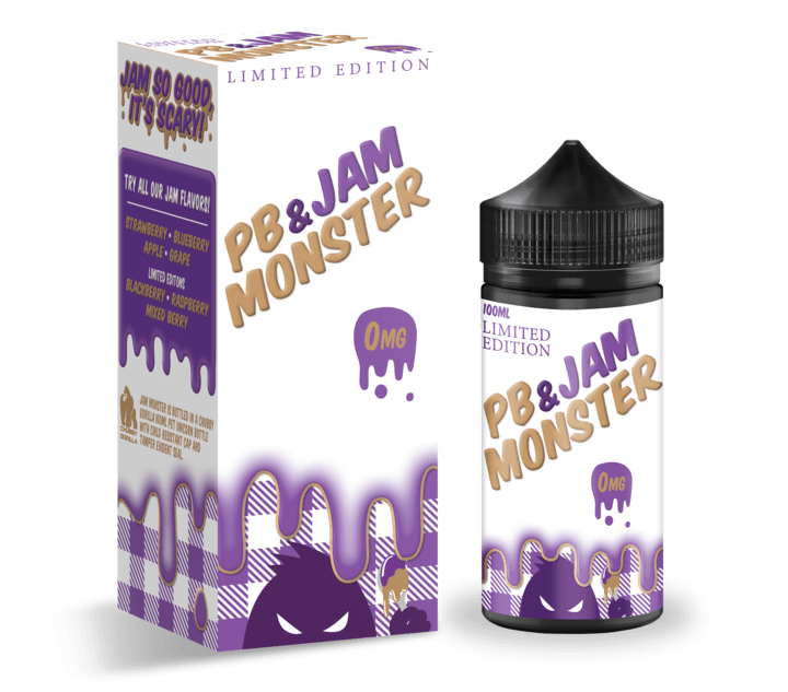 Buy PB & Grape Jam by Monster Ejuice - Limited Edition - Wick And Wire Co Melbourne Vape Shop, Victoria Australia