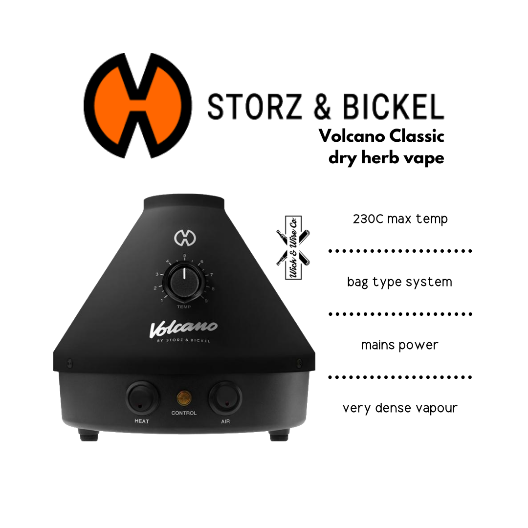 Buy VOLCANO CLASSIC ONYX WITH EASY VALVE - Wick And Wire Co Melbourne Vape Shop, Victoria Australia