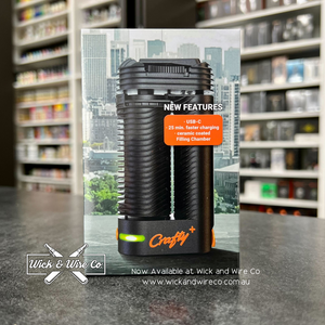 Buy Storz and Bickel Crafty Plus Dry Herb Vaporizer - Wick and Wire Co Melbourne Vape Shop, Victoria Australia