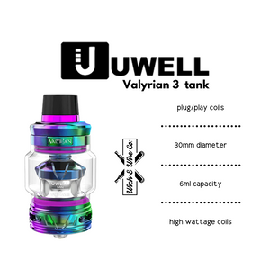 Buy Uwell Valyrian III (3) Sub ohm Tank - Wick And Wire Co Melbourne Vape Shop, Victoria Australia