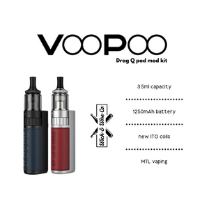 Buy Voopoo Drag Q Pod Mod Kit - Wick And Wire Co Melbourne Vape Shop, Victoria Australia