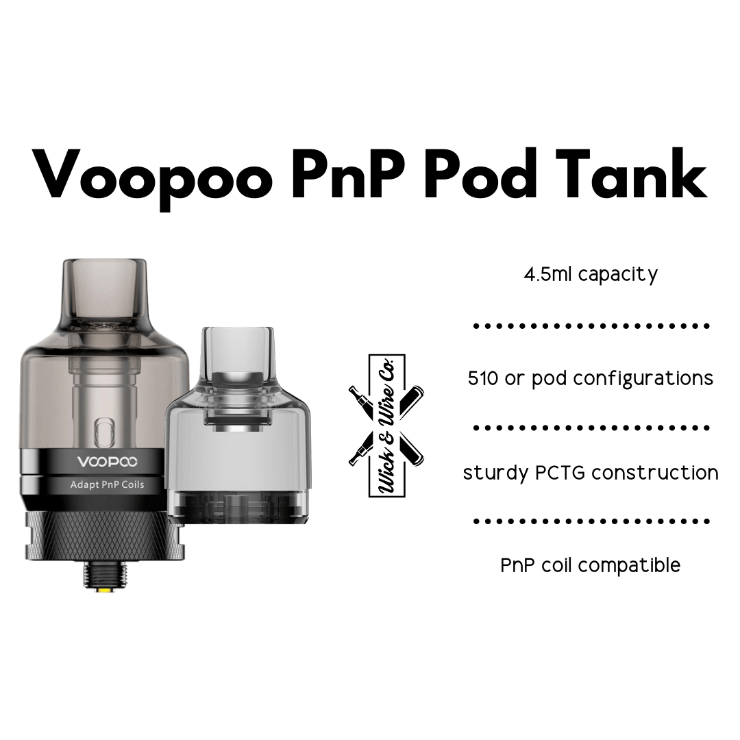 Buy Voopoo PnP Pod Tank - Wick And Wire Co Melbourne Vape Shop, Victoria Australia