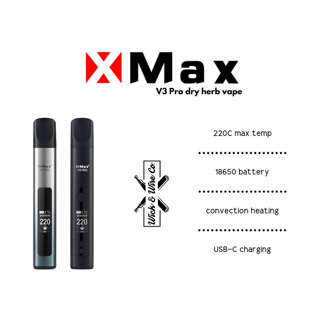 Buy Xmax V3 Pro Herbal Vaporizer - Wick And Wire Co Melbourne Vape Shop, Victoria Australia