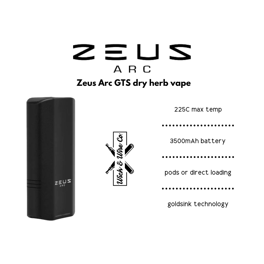 Buy Zeus Arc GTS Hub Vaporizer - Wick And Wire Co Melbourne Vape Shop, Victoria Australia